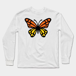 Pretty Butterfly Emoticon Long Sleeve T-Shirt